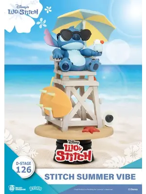 Beast Kingdom Disney Stitch Summer Vibe Diorama Figure D-stage 126