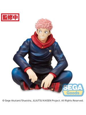 Sega Goods Jujutsu Kaisen Yuji Itadori Perching 11cm Figure