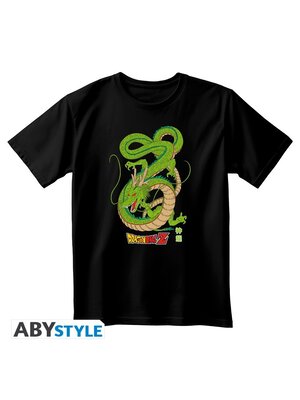Abystyle Dragon Ball Unisex Black T-Shirt Shenron Size XL