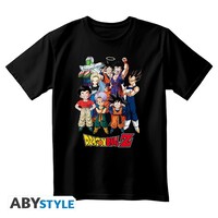 Dragon Ball Unisex Black T-Shirt Goku's Group Size M