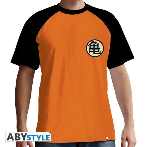 Abystyle Dragon Ball T-Shirt Kame Symbol Man Orange Premium Size XS