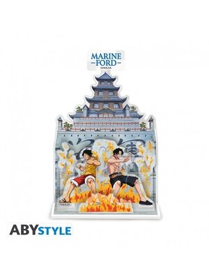 One Piece Acryl Diorama Marineford