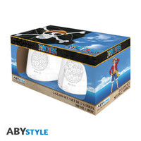 One Piece 2 Glass Set Devils Fruit