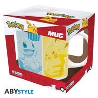 Pokemon 320ml Mug Pikachu & Kanto Starters