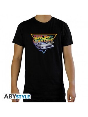 Abystyle Back To The Future T-Shirt Outatime Black Size XXL