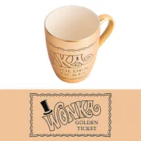 Willy Wonka Golden Ticket Mug 350ml