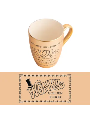 Willy Wonka Golden Ticket Mug 350ml
