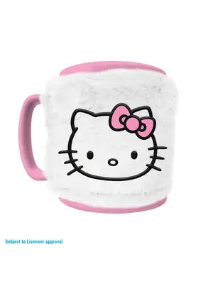 Hello Kitty Fuzzy Mug 440ml