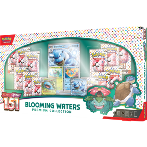 The Pokemon Company Pokemon 151 TCG Blooming Waters Premium Collection The Pokemon Company Pokemon 151 TCG Blooming Waters Premium Collection