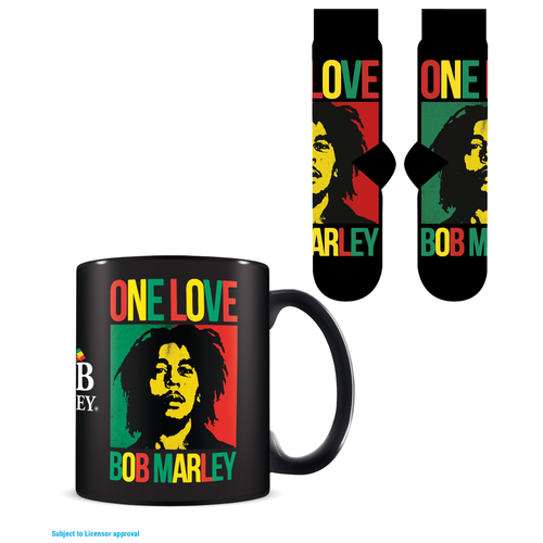 Pyramid Bob Marley One Love Mug 315Ml And Socks Size 41-45