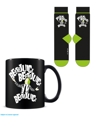 Pyramid Beetlejuice Beetlejuice Mug 315Ml And Socks Size 41-45