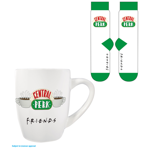 Pyramid Friends Central Perk Mug 315Ml and Female Socks Size 36-41 Pyramid Friends Central Perk Mug 315Ml and Female Socks Size 36-41