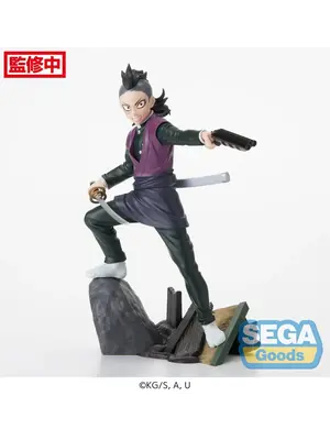 Sega Goods Demon Slayer Genya Shinazugawa Statue Xross Link Anime 15cm