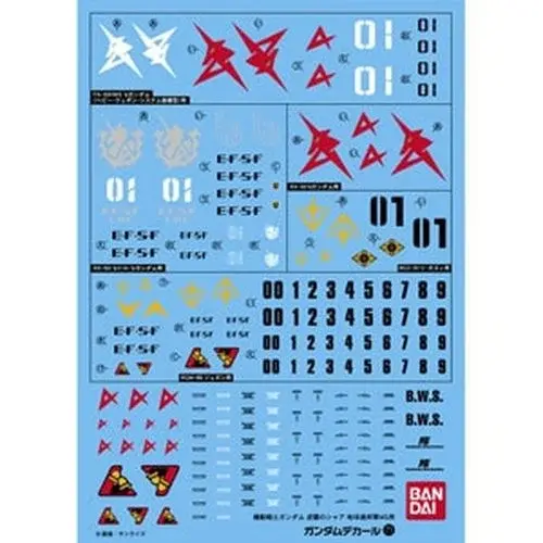 Bandai Gundam Decal 071 Char's Counter Attack Earth Federation Bandai Gundam Decal 071 Char's Counter Attack Earth Federation