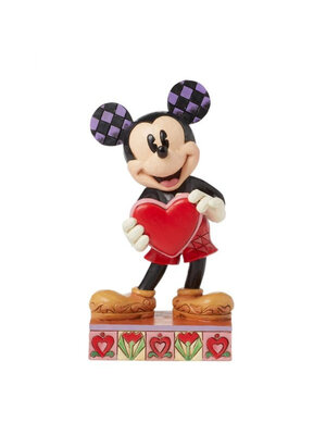 Disney Traditions Disney Traditions Mickey With Personalisable Heart Figure
