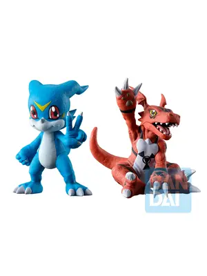 Digimon Veemon & Guimon Figure Two Forces That Radiate Light 5cm