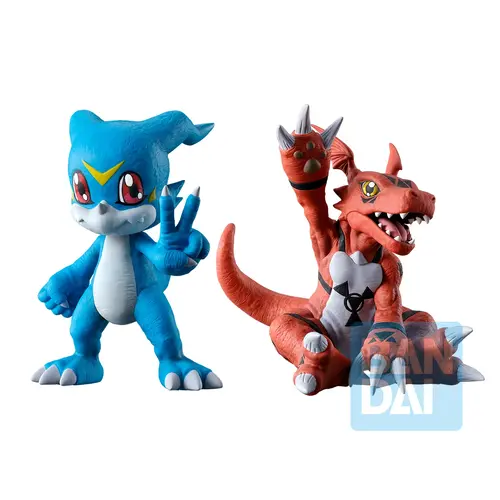 Digimon Veemon & Guimon Figure Two Forces That Radiate Light 5cm Digimon Veemon & Guimon Figure Two Forces That Radiate Light 5cm