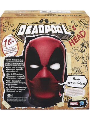 Hasbro Marvel Deadpool Premium Interactive Head (UK Version)