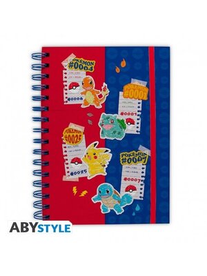 Abystyle Pokemon Notebook Blue and Red Partners