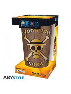 Abystyle One Piece Skulls Large Glass 400ml