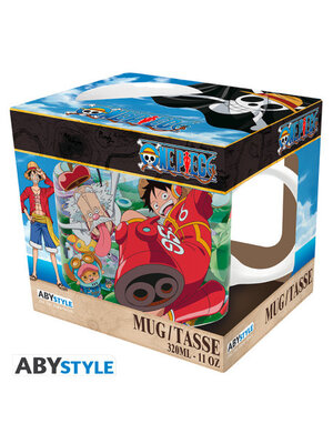Abystyle One Piece Luffy and Vegapunk 320ml Mug