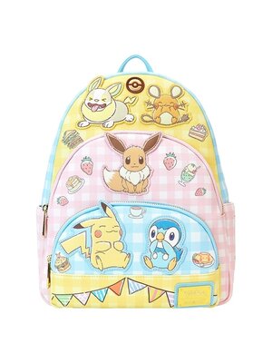 Loungefly Loungefly Pokemon Cafe Triple Pocket Mini Backpack