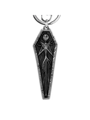 Disney NBX Jack In Coffin Pewter Keychain