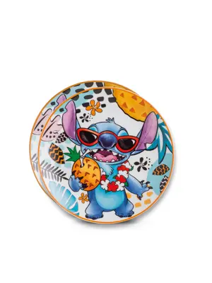 Egan Disney Stitch Set Of 2 Plates White 19cm