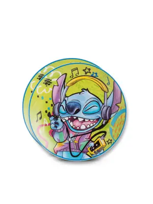 Disney Stitch Set Of 2 Plates Green 19cm