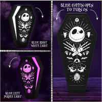 Disney Nightmare Before Christmas 3D Light Coffin 23,5 cm