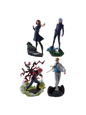 Megahouse Jujutsu Kaisen 4 Statue Set Petitrama 9cm Mystery Box
