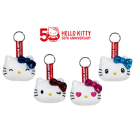 Hello Kitty 50TH Anniversary Pluche Keychain 7cm Assortment