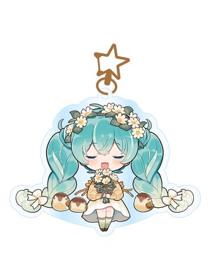 POPbuddies Hatsune Miku Acrylic Keychain Kawaii Autumn Time
