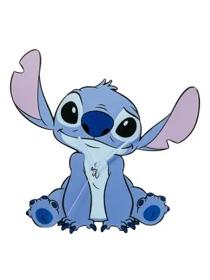 Peershardy Disney Stitch Shaped Wall Clock 45cm