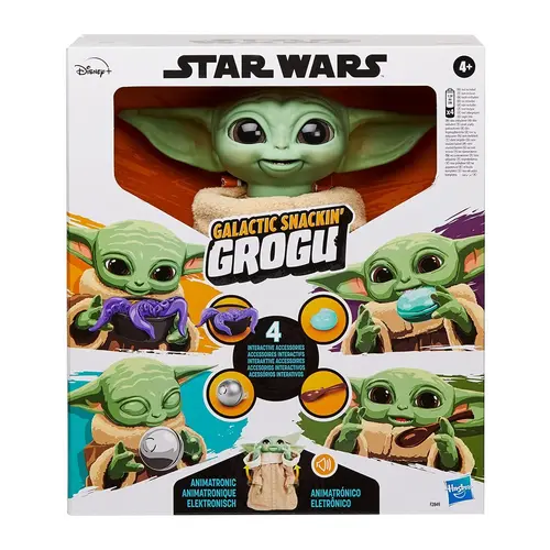 Hasbro Star Wars Galactic Snackin Grogu Interactive Figure 23cm Hasbro Star Wars Galactic Snackin Grogu Interactive Figure 23cm