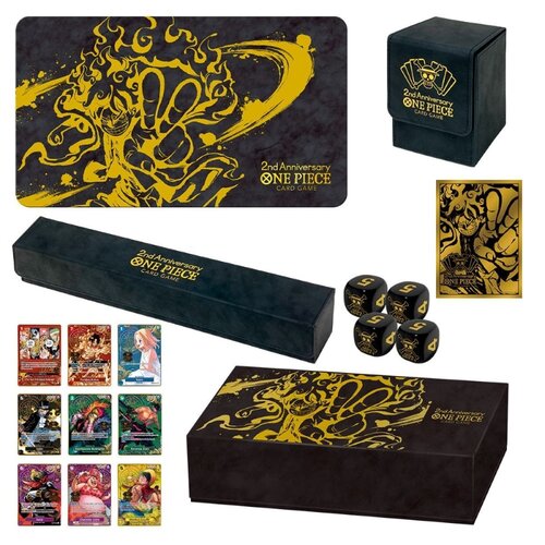 Bandai One Piece TCG Japanse 2nd Anniversary Set Bandai One Piece TCG Japanse 2nd Anniversary Set