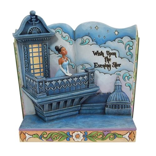 Disney Traditions Disney Traditions Tiana Wish Upon The Evening Star Story Book Figure Disney Traditions Disney Traditions Tiana Wish Upon The Evening Star Story Book Figure