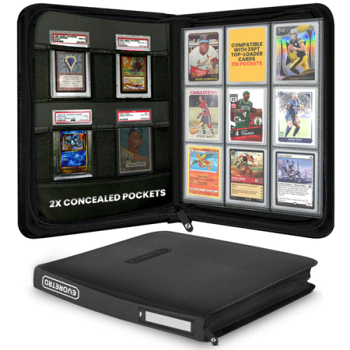 Evoretro Shield+ 216 Topload Cards Black Binder Evoretro