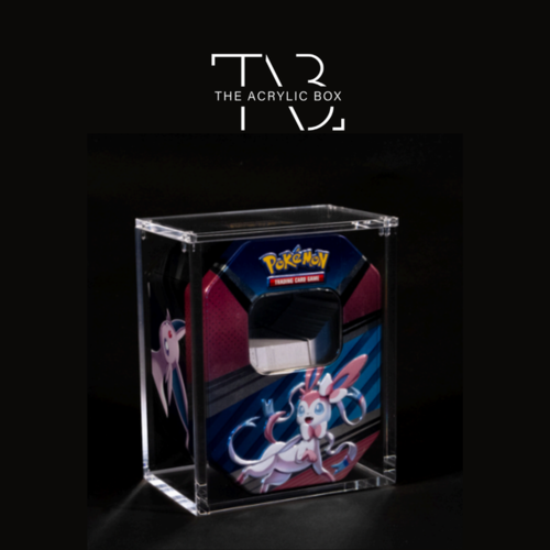 The Acrylic Box Acrylic Display Case Tin Pokemon TCG The Acrylic Box Acrylic Display Case Tin Pokemon TCG