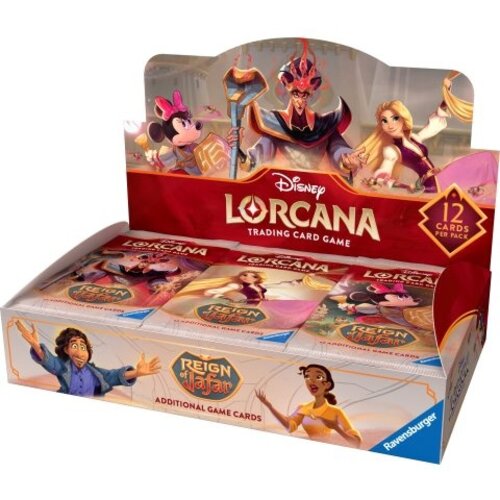 Ravensburger Disney Lorcana Reign of Jafar Booster Box (24 Boosters) Ravensburger Disney Lorcana Reign of Jafar Booster Box (24 Boosters)