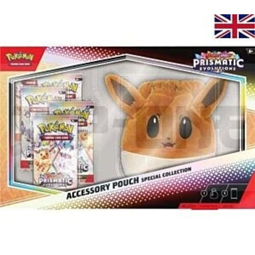 The Pokemon Company Pokemon TCG Prismatic Evolutions Accessory Pouch Special Collection The Pokemon Company Pokemon TCG Prismatic Evolutions Accessory Pouch Special Collection