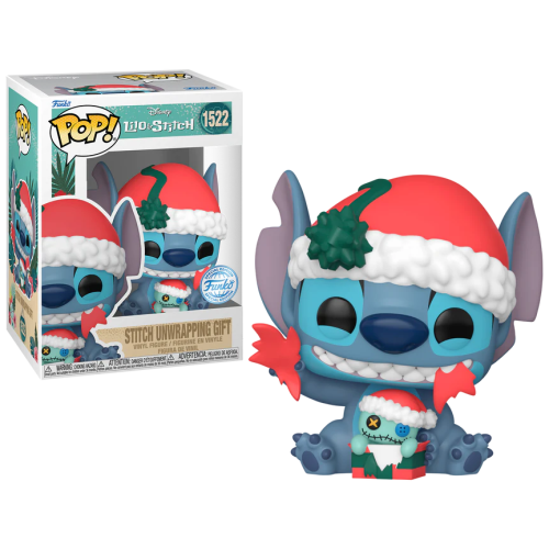 Funko Funko POP! Disney Stitch Stitch Unwrapping Gift 1522 Funko Funko POP! Disney Stitch Stitch Unwrapping Gift 1522