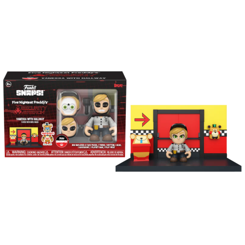 Funko Five Nights at Freddy's Hallway Add-on With Vannessa Snap Playset Funko Five Nights at Freddy's Hallway Add-on With Vannessa Snap Playset