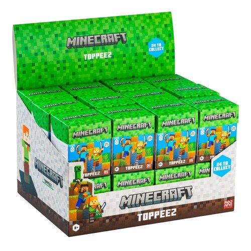 PMI Minecraft 3D Toppeez Blind Box assortiment PMI Minecraft 3D Toppeez Blind Box assortiment
