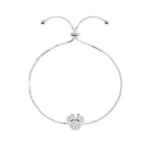 Peershardy Disney Minnie Adjustable Bracelet + Crystal Pendant Peershardy Disney Minnie Adjustable Bracelet + Crystal Pendant