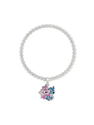 Peershardy Disney Stitch & Angel Bracelet With Pendant