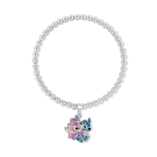Peershardy Disney Stitch & Angel Bracelet With Pendant Peershardy Disney Stitch & Angel Bracelet With Pendant