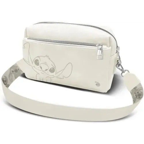 Karactermania Disney Stitch White Handbag 23x15x10 Karactermania Disney Stitch White Handbag 23x15x10