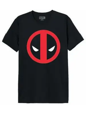 Cotton Division Marvel Deadpool Logo Puff T-Shirt Size XL