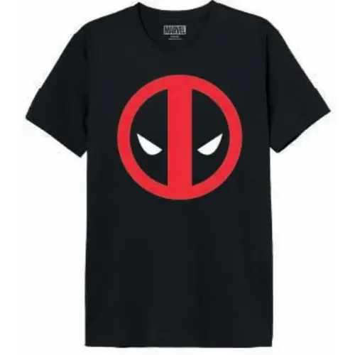 Cotton Division Marvel Deadpool Logo Puff T-Shirt Size L